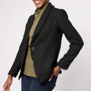 Susan Graver Black Women's Blazer